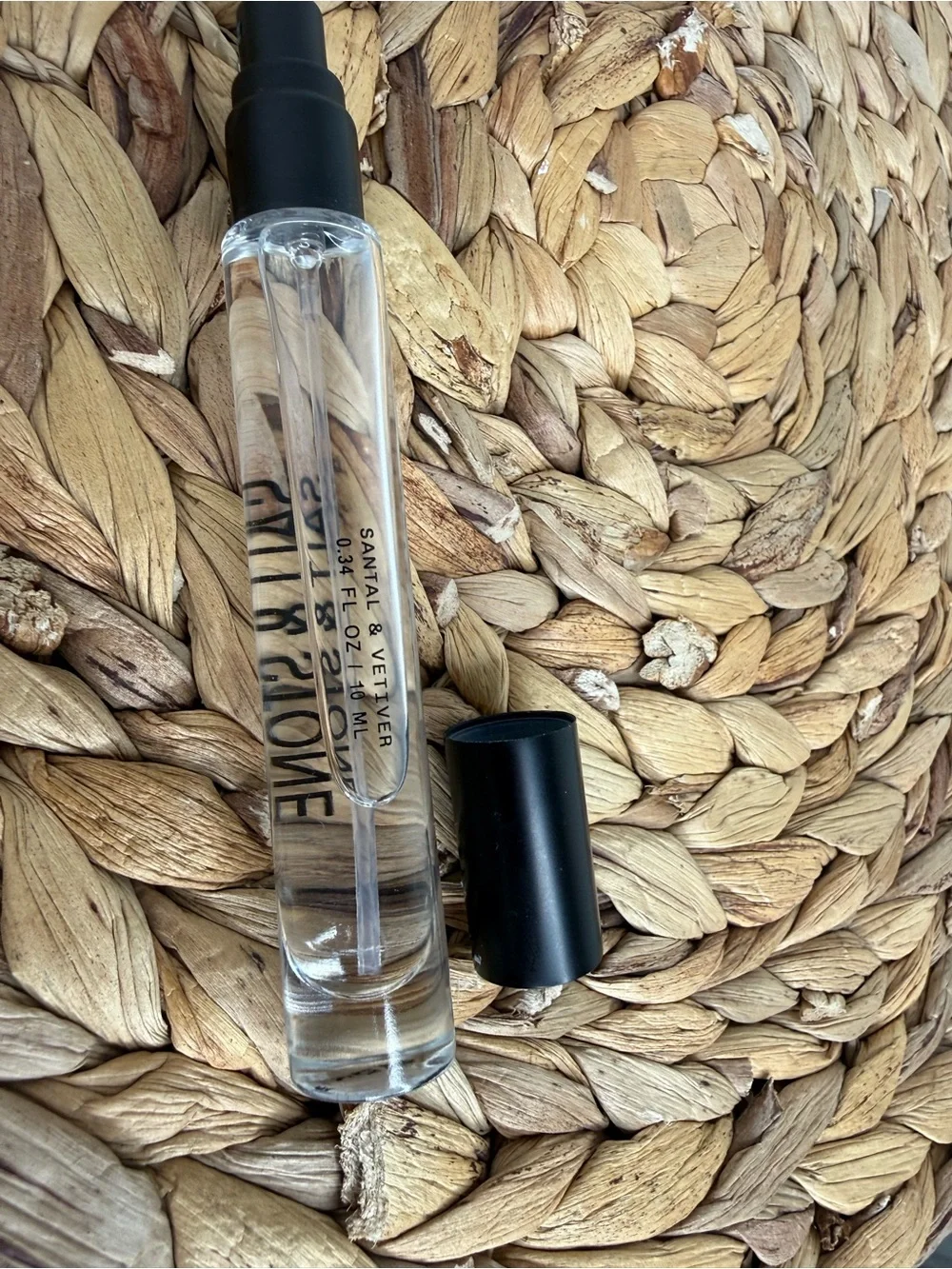 Salt & Stone Frgrance Santal and Vetiver Travel Size 0.34 fl oz/10 mL body mist